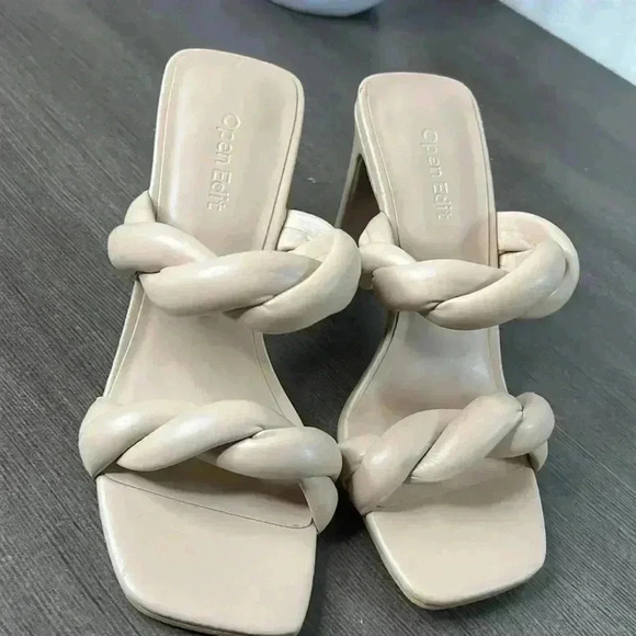 Open Edit Remmy Twist Heeled Sandal - Picture 5 of 10